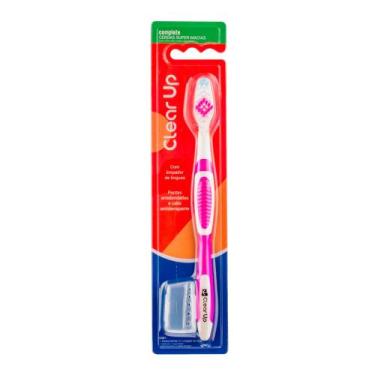 Imagem de Escova de Dente Clear UP Complete Cerdas Super Macias com Capa Proteto