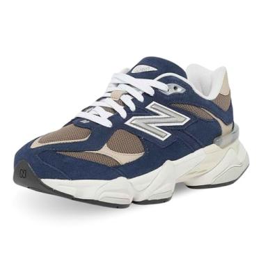 Imagem de Tênis New Balance 9060 para pré-adolescentes, Azul, marrom, 19