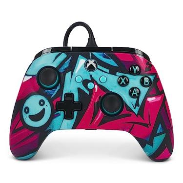 Imagem de PowerA Advantage Wired Controller for Xbox Series X|S - Wild Style, Gamepad, Wired Video Game Controller, Gaming Controller, USB-C, works with Xbox One and Windows 10/11, Officially Licensed