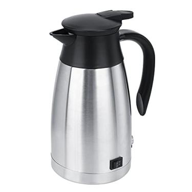 Imagem de Chaleira Elétrica Portátil, 1000 Ml de Aço Inoxidável Bueira Rápida Tule de chá Leve Chaleira para Cozinhar, café, chá, Ovos