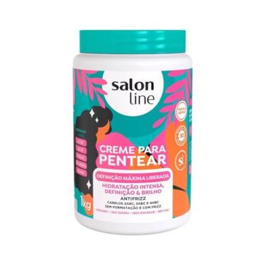 Imagem de Salon Line, Creme de Pentear, Definição Máxima, Ação Hidratante, Brilho Intenso, Vegano - Cabelos Ondulados, Cacheados e Crespos, 1 Kg