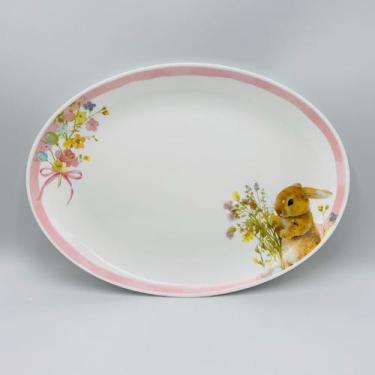 Imagem de Travessa Vidro Opalino Páscoa La Patisserie 33x28cm - fl