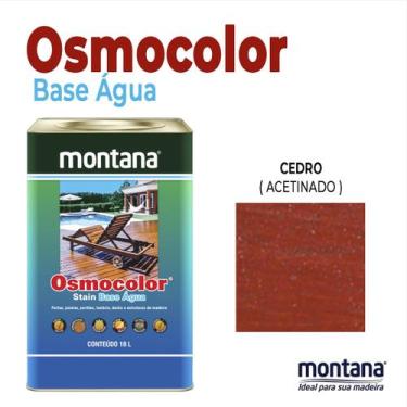 Imagem de Osmocolor Stain Preservativo Acetinado 18L Montana - Proteção para Mad