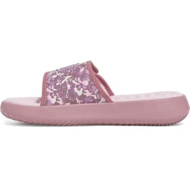 Imagem de Under Armour Sandália feminina Ignite Pro 8 Graphic Slide, (662) Rosa silencioso/rosa primário/cinza metálico Dawn, 42