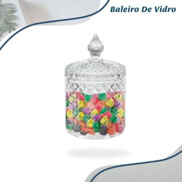 Imagem de Bomboniere de vidro grosso Bico de Jaca Baleiro decorativo - Dolce Hom