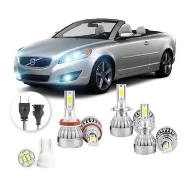 Imagem de Kit Lampadas Led Volvo C70 Todos H11 H7 H7 20000lm - V10, Branco