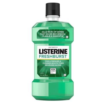 Imagem de Enxaguante bucal Listerine Freshburst, antisséptico 1L, hortelã