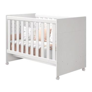 Imagem de Berço Mini Cama Katatau Flex - Reller Móveis, Branco Brilho