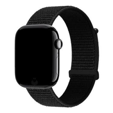 Imagem de Pulseira Nylon Loop Esportiva, compatível com Apple Watch (Preto Absoluto, 38/40/41)