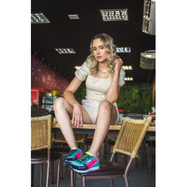 Imagem de Tênis Tamanho Especial Esportivo Pro Corrida Leve Conforto top 44.45.4