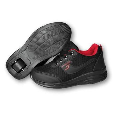 Imagem de Tênis Infantil Feminino e Masculino Rodinha Removível Patins Confortáv