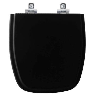 Imagem de Assento Sanitário Soft Close City Preto Para Vaso Celite