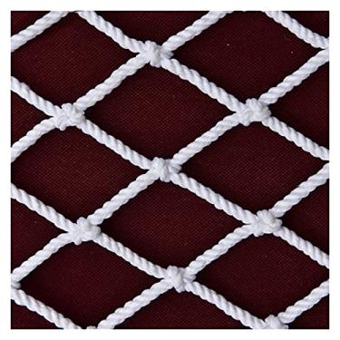 Imagem de ALGWXQ Rede de trilho de segurança Rede de proteção de nylon resistente ao desgaste para varanda, jardim, playground contra queda de malha, cor personalizável: malha de 5 cm, tamanho: 1 x 7 m (3 x 22