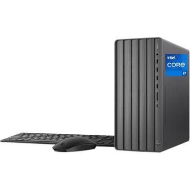 Imagem de HP Envy Intel i7 Tower Desktop, Intel i7-14700, Intel UHD Graphics, HDMI, leitor de cartão SD, Wi-Fi 6, Windows 11 Home, preto (32 GB RAM | SSD de 1 TB)