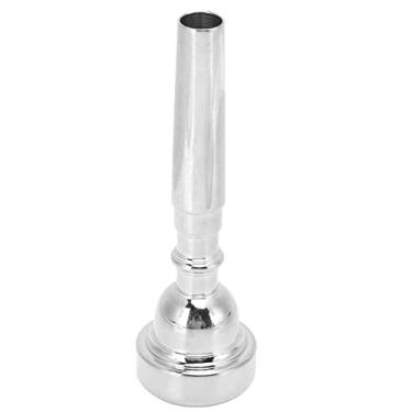 Imagem de Bocal de Trompete 5C Profissional para Iniciantes, Acessório de Substituição Fácil de Prata (Prata)