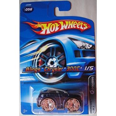 Imagem de HOT WHEELS DROPSTARS 1/5 BLINGS CHRYSLER 300C #056 BLUE/SILVER TOP
