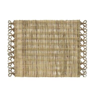 Imagem de Jogo Americano Copa E Cia Avulso Rami Loop Retangular Natural