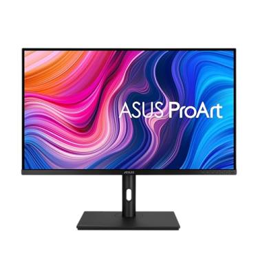 Imagem de ASUS Monitor ProArt Display 32 polegadas 4K HDR PA329CV UHD 3840 x 2160, IPS, 100% sRGB/Rec.709, ΔE < 2, Verificação Calman, entrega de energia USB C, DisplayPort, HDMI, hub USB 3.1, grampo C, altura