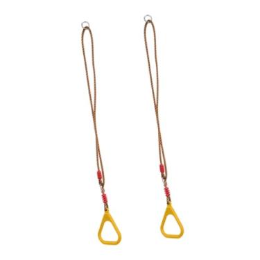 Imagem de Colaxi Argolas de ginástica para crianças, exercícios em casa, acessórios para playground, Amarelo