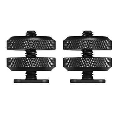 Imagem de Parafuso de Montagem do Adaptador de Sapato Quente Parafuso de Parafuso 1/4in-20 para Câmera DSLR Com Montagem de Sapato Quente de Metal para Monitor de Luz LED de (Adaptador de