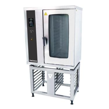 Imagem de Forno Combinado Don Bidone Com Cavalete 10 Gn A Gás Natural 220v Venâncio Fcdb10g-cfc