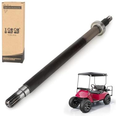 Imagem de 10L0L Eixo traseiro do lado do passageiro para 1994.3-2009 EZGO TXT, Medalhista, ST, MPT Gas Golf Cart, inclui rolamento, OEM # 72057G01 72057-G01 (APENAS para carrinho de gasolina)