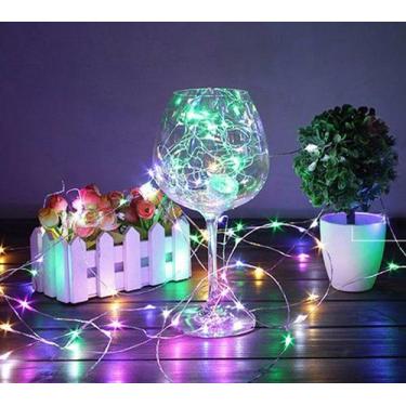 Imagem de Cordão de Luz LED Fio de Fada, 5 Metros, Decorativo, Colorido - Wincy