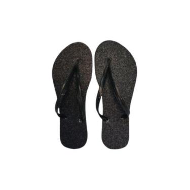 Imagem de Chinelos de Glitter - Confort Pés, Preto
