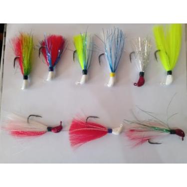 Imagem de KIT C/10 ISCAS ARTIFICIAL SAN FISH JIG BANANINHA 20g, Azul, M