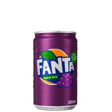 Imagem de Refrigerante Fanta uva lata pequena