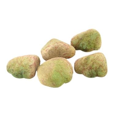 Imagem de Fenteer 5 peças de pedras artificiais decorativas, pedras artificiais falsas para paisagem, para jardim de fadas, gramado faça você mesmo, C