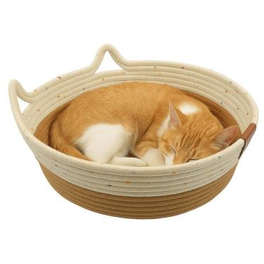 Imagem de Cama Gato Arranhador Ninho Cestinho Caminha Rasqueável Pet