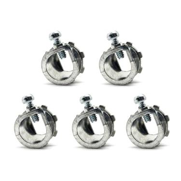 Imagem de Sonilco Conector de metal Conduíte Elétrico Encaixe de Tubo Listado UL (Pacote com 5 BX)