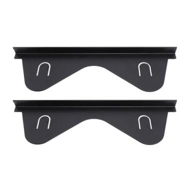 Imagem de Fogão Counter Gap Cover Máquina de lavar louça retrátil Safe resistente ao calor Fogão de aço inoxidável Gap Filler Guard para cozinha bancada 35 70cm ajustável 4PCS preto