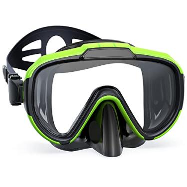 Imagem de Norabidea Óculos De Natação Para Adultos E Crianças, Antiembaçante, Com Proteção Nasal, Máscara Mergulho Transparente Antivazamento, Visão 180 Graus, Homens Mulheres, Jovens Meninos Meninas