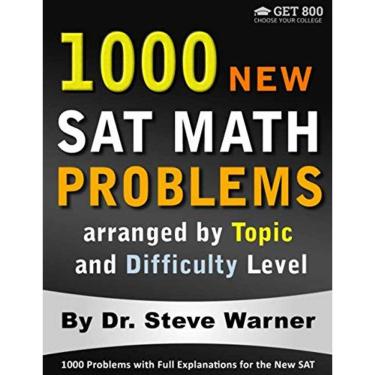 Imagem de Livro 1000 Novos problemas matemáticos do SAT com explicações completas