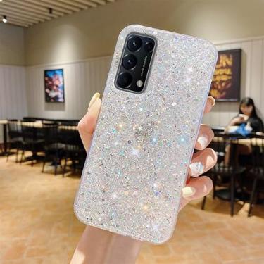 Imagem de Capa traseira de TPU com glitter para Samsung Galaxy S25, S24, S23, S22 Ultra e S21 Plus (para Galaxy S25/4)