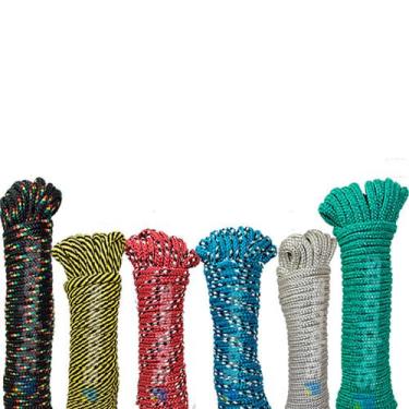 Imagem de Corda Seda Trançada PET Multicores Meada 10mm com 15m - Arteplas