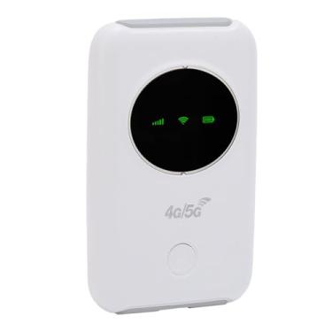 Imagem de Jectse Router Wi -Fi Mobile 4G, Roteador Wi -Fi de Viagem Portátil Com Slot para Cartão SIM, Tela LED de Cor de Alta Velocidade de 300 Mbps, 10 Dispositivos para Viagens de Negócios