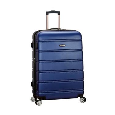 Imagem de Rockland Mala de rodinha expansível Melbourne Hardside, Azul, Carry-On 20-Inch, Melbourne Mala expansível com rodas giratórias