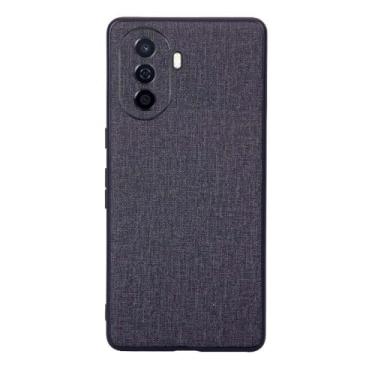 Imagem de Capas Compatível com Honor Enjoy 50,Design de padrão de tela,Pproteção completa de 360°,Pplástico macio,Proteção contra queda-Black