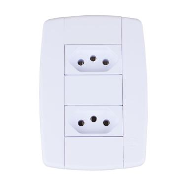 Imagem de Conjunto de 2 Tomadas 3P 20A Ilumi Lev 87121
