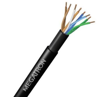 Imagem de Cabo de Rede Lan Cat.5e FTP 305m 100% Cobre Preto