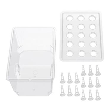 Imagem de Baoblaze Kit de de cultivo hidropônico, caixa de cultivo, recipiente de plantio versátil, kit de cultivo hidropônico para frutas de mercado ao ar livre, Claro