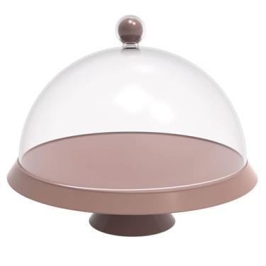 Imagem de PORTA BOLO BUBBLE Ø250 COM PÉ - AMÊNDOA