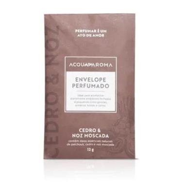 Imagem de Envelope de Mineral Perfumado Acqua Aroma 12g Cedro e Noz Moscada