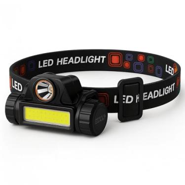 Imagem de Lanterna de Cabeça LED Super Potente Recarregável USB, Bateria de Longa Duração – Para Mecânicos, Pesca em Alto-Mar, Obras, Trilha, Escalada, Camping, Corrida Noturna, Ciclismo e Uso Profissional