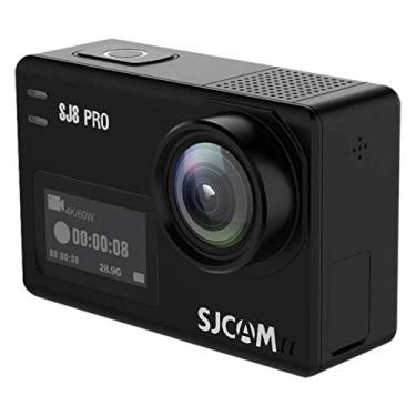 Imagem de SJCAM Câmera de Ação SJ8 Pro com Tela Dupla 4K30, 40m, Impermeável, Subaquática, EIS 2.0, Controle Remoto de Tela Sensível ao Toque, Compatível com Microfone Externo