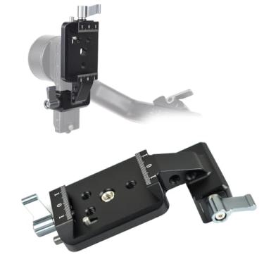 Imagem de KOQINVIZ Suporte vertical para câmera DJI RS2, RS3, RS3 Pro - Adaptador de câmera de disparo vertical Gimbal para YouTube Tiktok Social Media DJI Estabilizador Acessórios (Integrated-V)