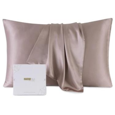 Imagem de Fronha ZIMASILK 100% seda de amora pura para cabelo e pele